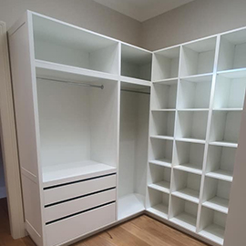 Custom Joinery Walk In Wardrobe